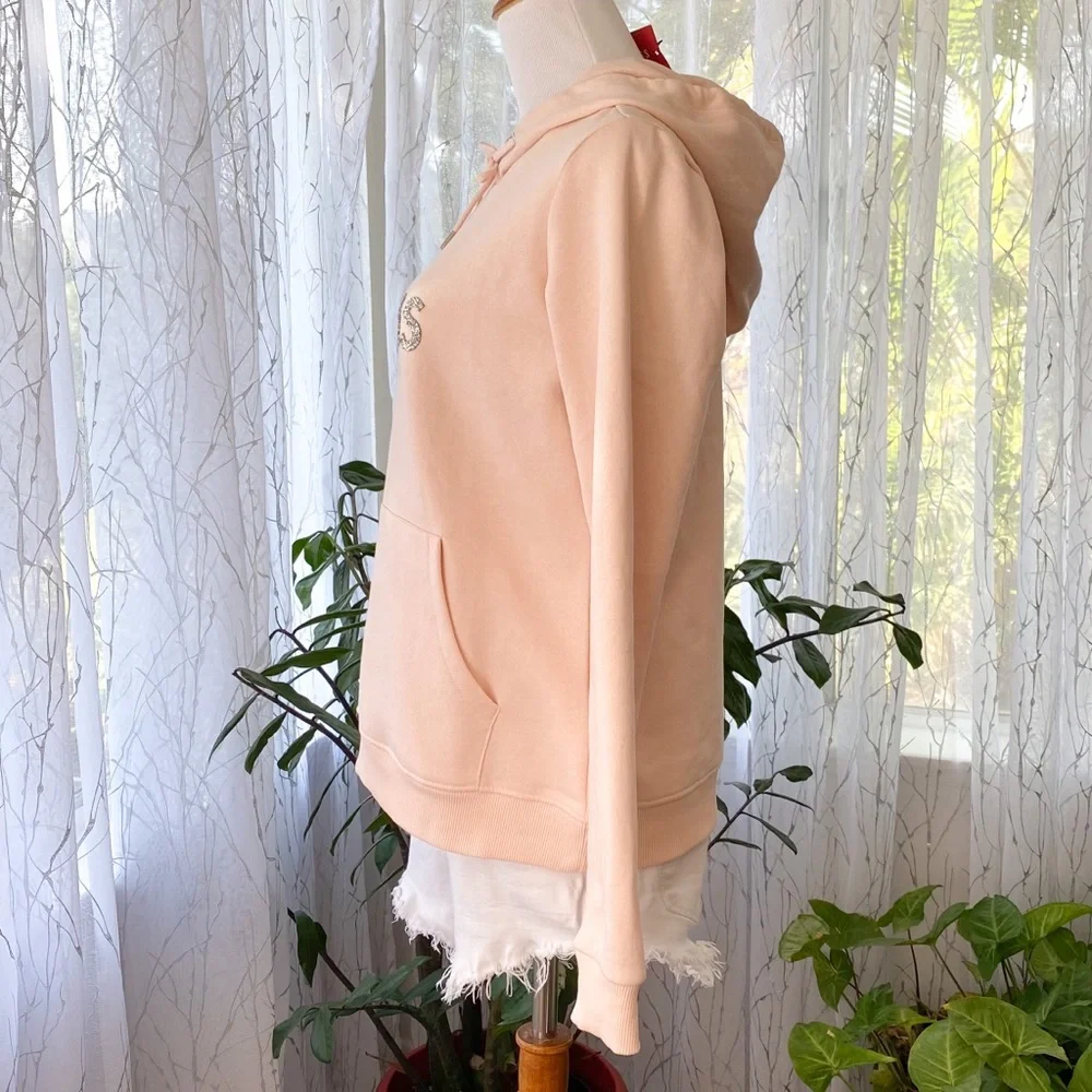 Guess - Pink Logo Hoodie - Picture 3 of 6